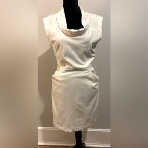 Sleeveless Banana Republic white dress